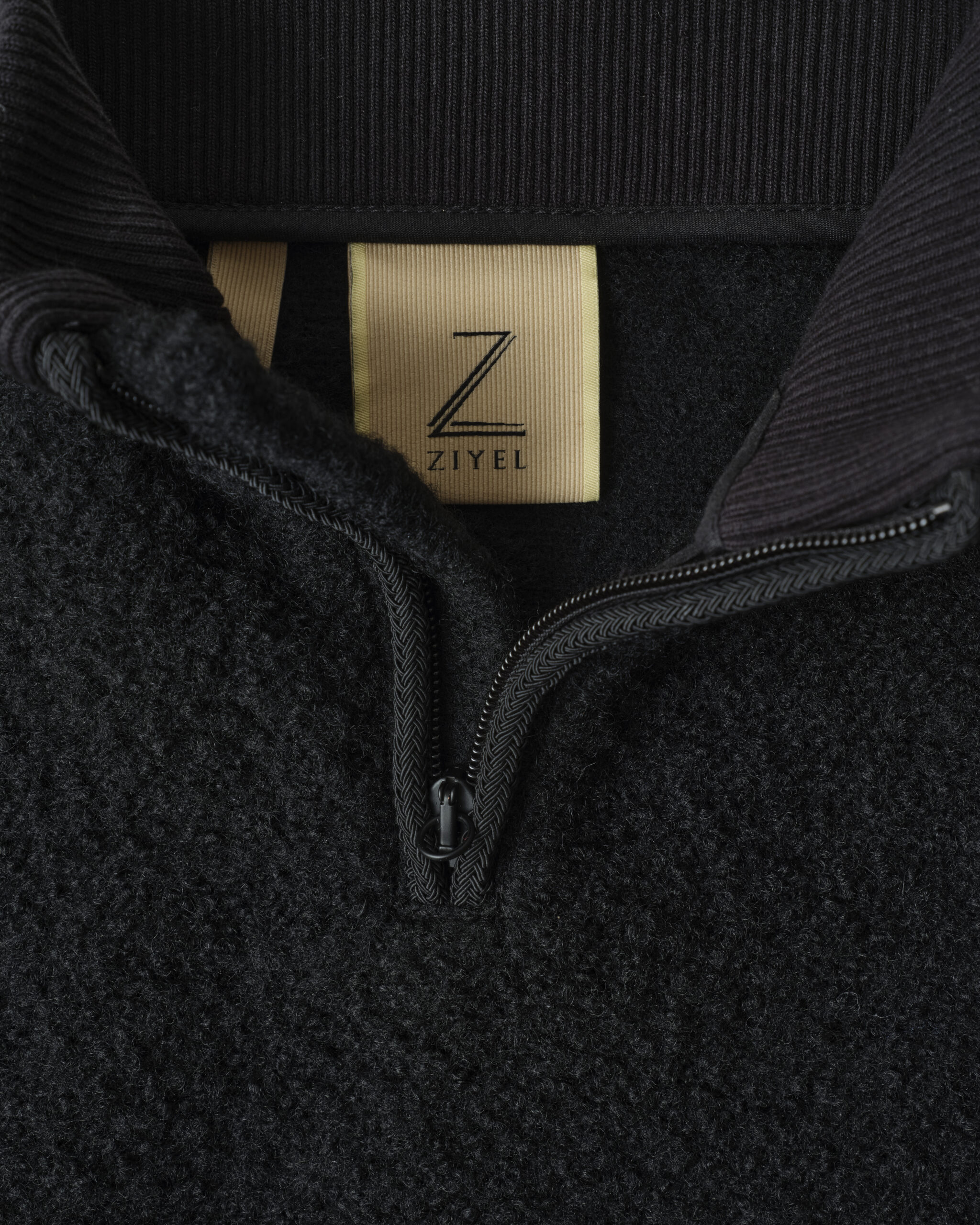 COMFORT SWEATER WITH A HIGH END RUSTIC ZIPPER - Image 5